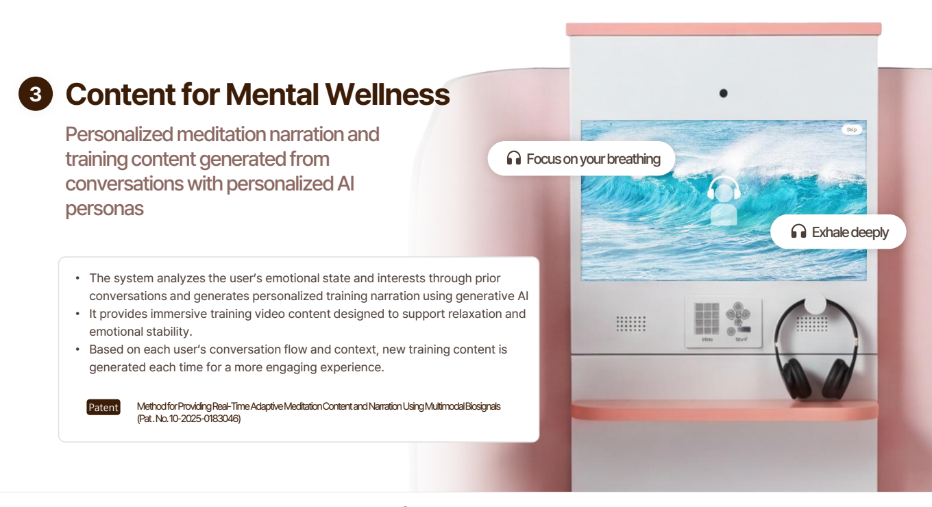 Personalized meditation and wellness content delivered by Weromy